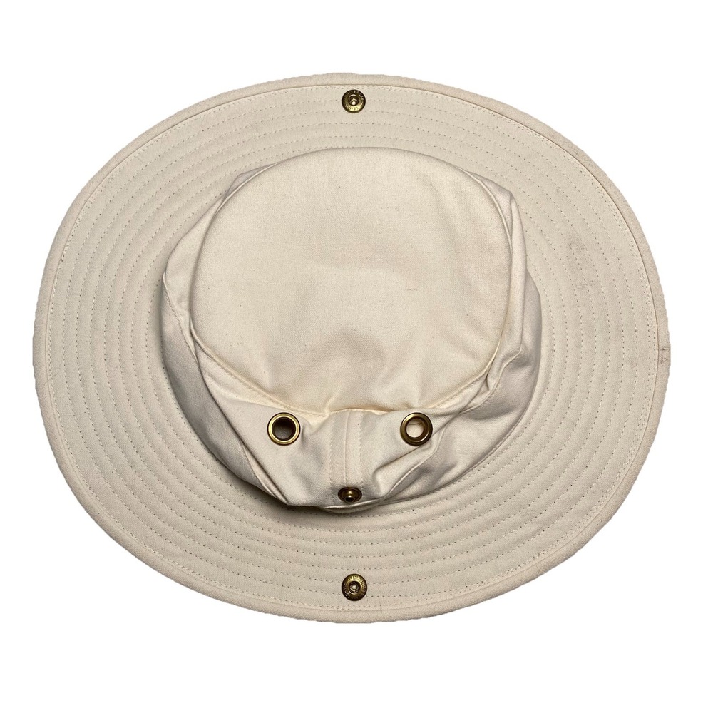 Tilley Hat T3 Size 7 1/4 Beige Duck Canvas Canada Boonie Safari